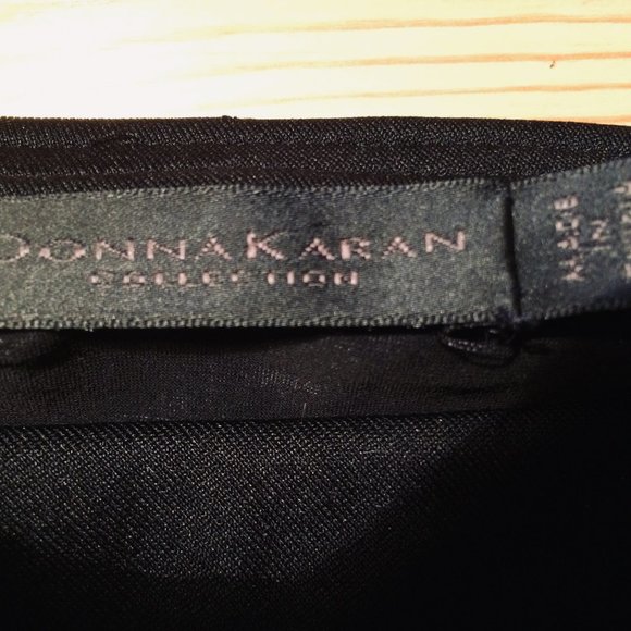 Donna Karan black silk blend skirt size 6 - Picture 6 of 8